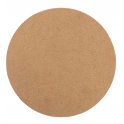 MDF Platte rund