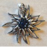 Edelweiss Anhänger schwarz