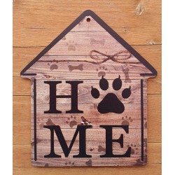 Holz Schild Home