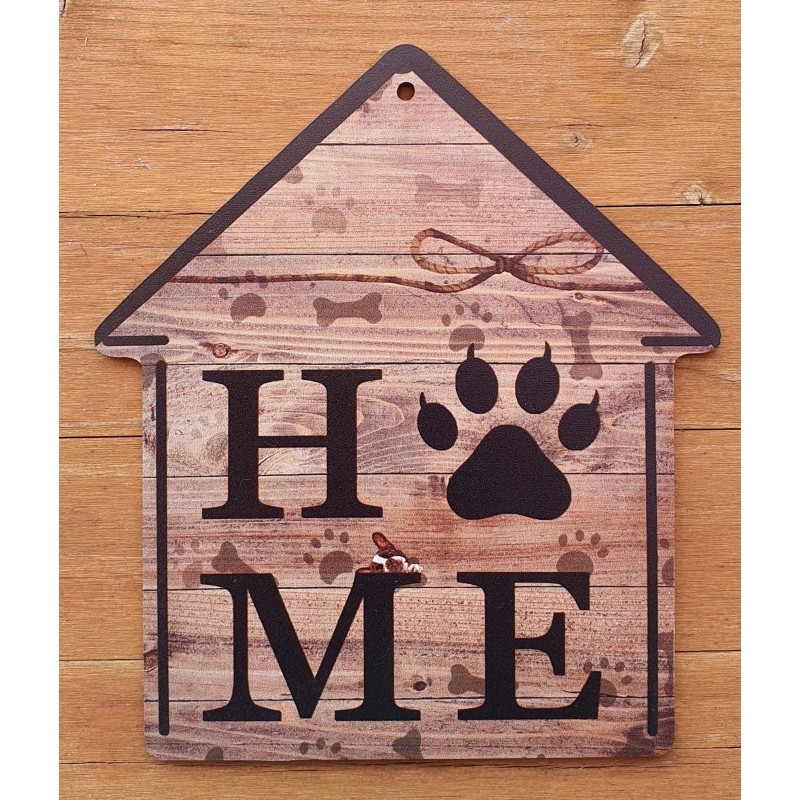 Holz Schild Home