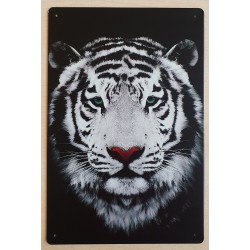 Metall Schild Tiger