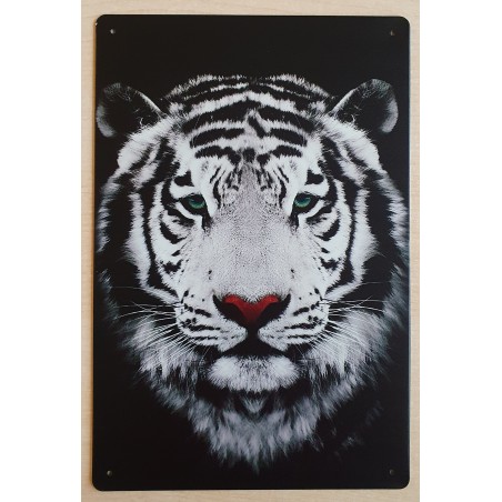 Metall Schild Tiger