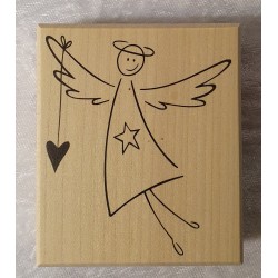 Holz Stempel Engel