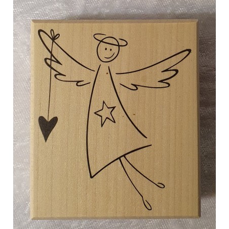 Holz Stempel Engel