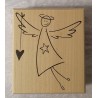 Holz Stempel Engel