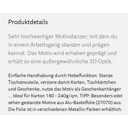 Embossing Stanzer Tannenbaum