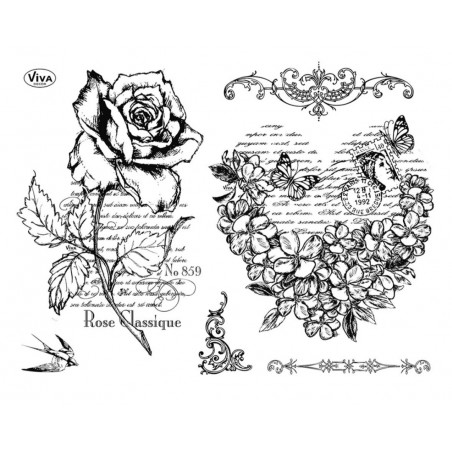 Clear Stamps Blumenherz