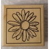 Holz Stempel Blume