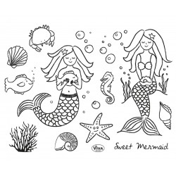 Clear Stamps Meerjungfrau