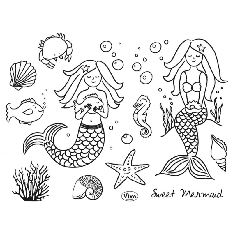Clear Stamps Meerjungfrau