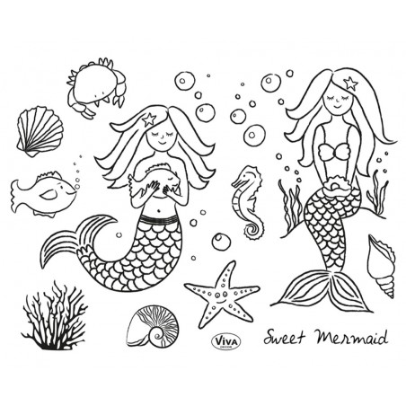 Clear Stamps Meerjungfrau