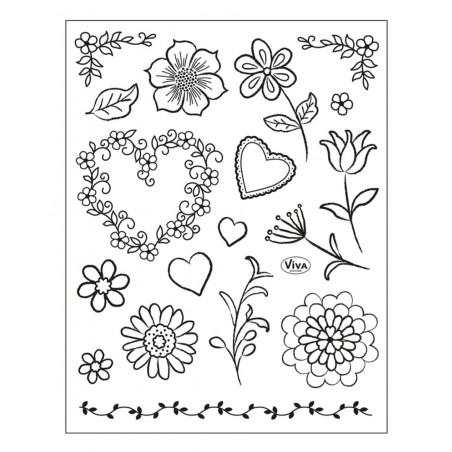 Clear Stamps Blumen
