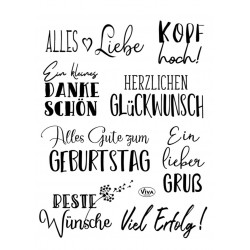 Clear Stamps Alles Liebe