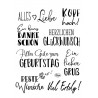 Clear Stamps Alles Liebe