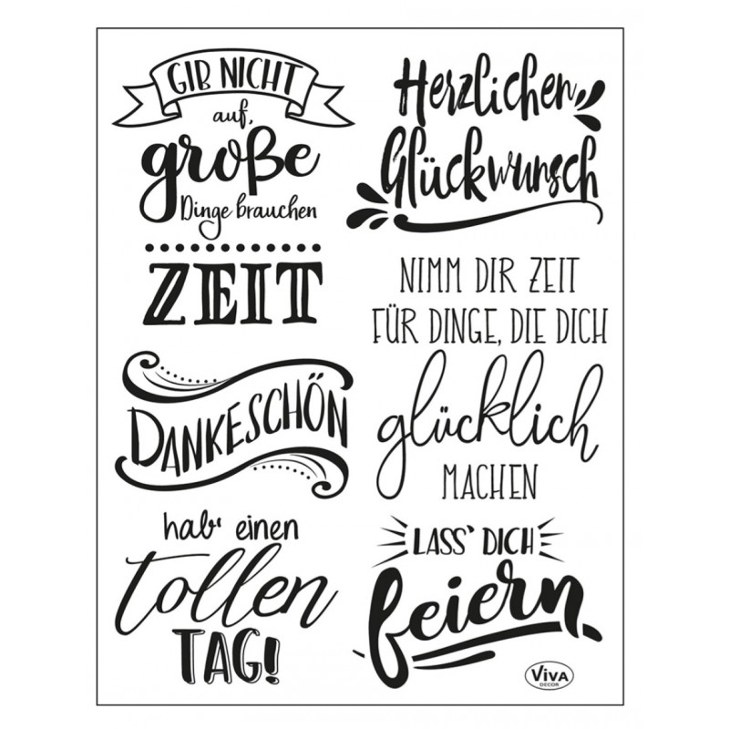 Clear Stamps Zeit