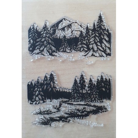 Clear Stamps Berge/Wald