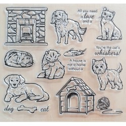 Clear Stamps Hunde/Katzen