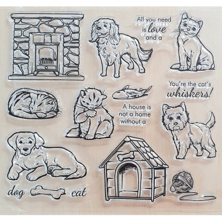 Clear Stamps Hunde/Katzen