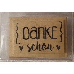 Holz Stempel Dankeschön