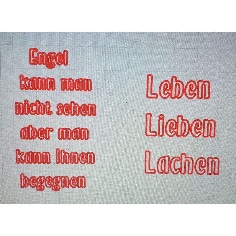 Schablone Engel......