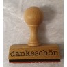 Holz Stempel Dankeschön 2