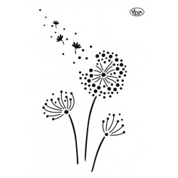 Schablone Pusteblumen