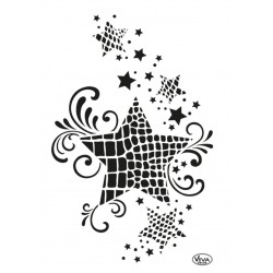 Schablone Sterne