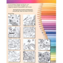 Malbuch Blumenbilder