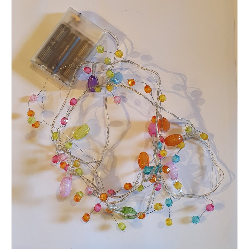 Bunte Lichterkette