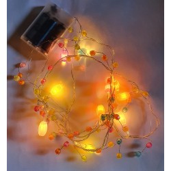 Bunte Lichterkette