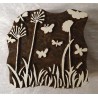 Holz Stempel Geschnitzt Pusteblumen