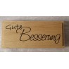 Holz Stempel Gute Besserung