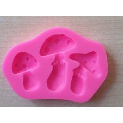 Silikon Form Pilze