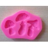 Silikon Form Pilze