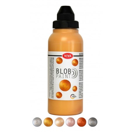 Blob Paint Farbe Stahl Metallic