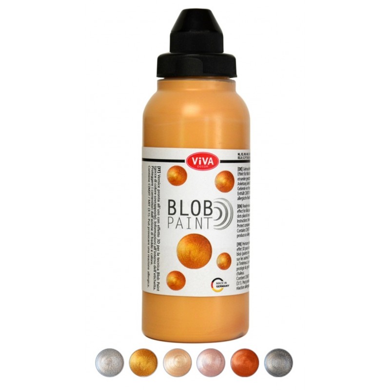 Blob Paint Farbe Champagner Metallic