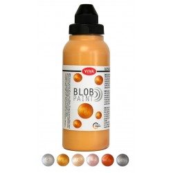 Blob Paint Farbe Rosegold Metallic