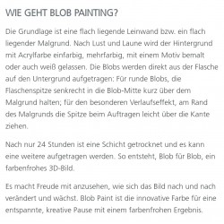 Blob Paint Farbe Rosegold Metallic