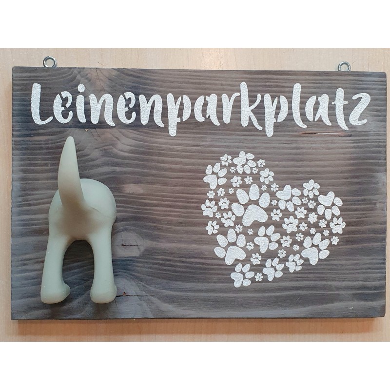 Leinenparkplatz grau