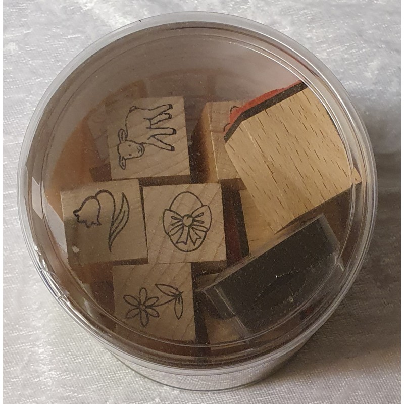 Holz Stempel Frühling/Oster Set