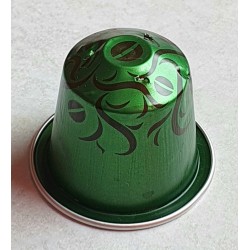 Nespresso Kapsel Original (leer) grün/Muster