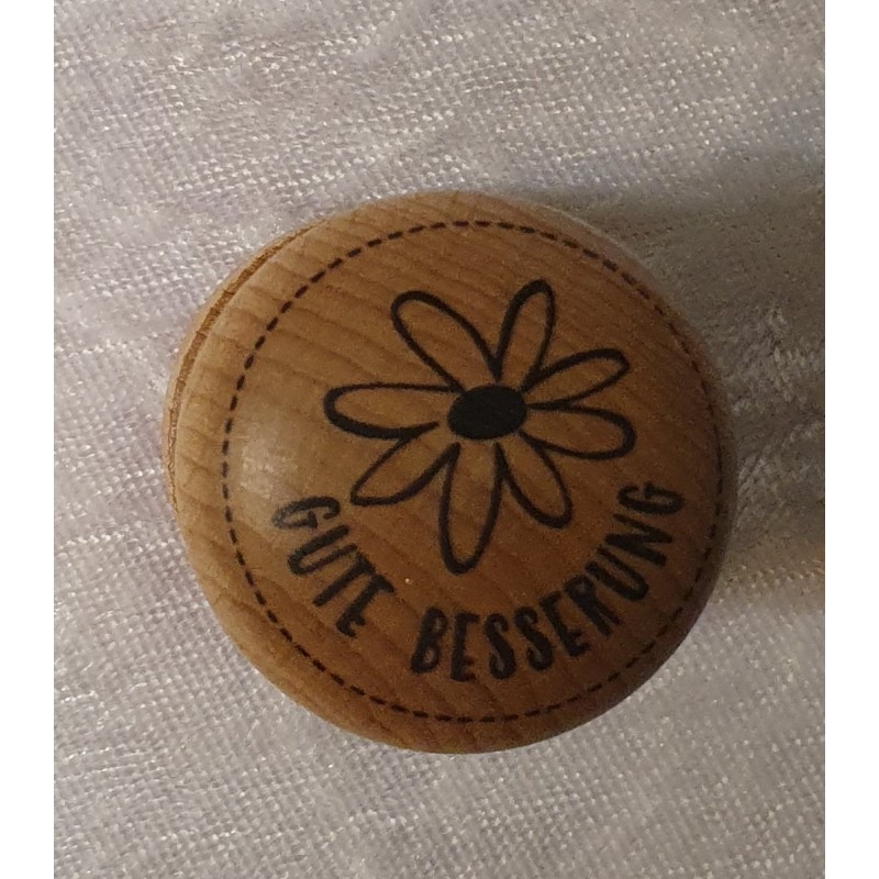 Holz Stempel Gute Besserung