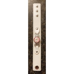 Druckknopf Wechselschmuck Armband weiss