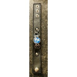 Druckknopf Wechselschmuck Armband schwarz