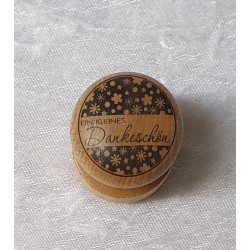 Holz Stempel Ein kleines Dankeschön