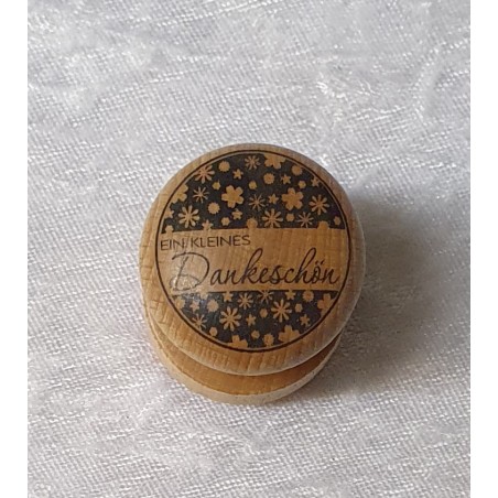 Holz Stempel Ein kleines Dankeschön