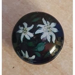 Druckknopf Edelweiss schwarz