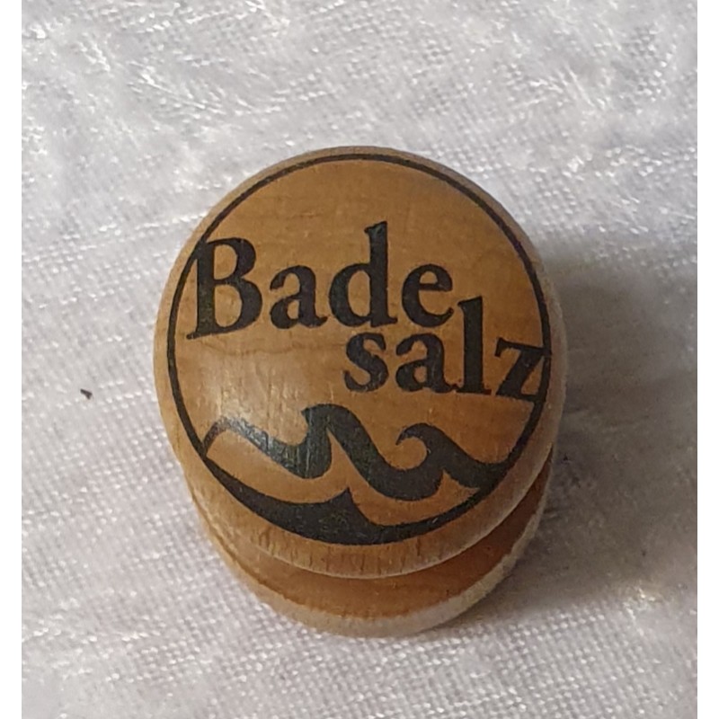 Holz Stempel Badesalz