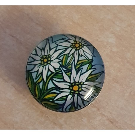 Druckknopf Edelweiss grün
