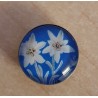 Druckknopf Edelweiss blau